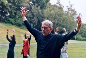 Herr Kaufmann beim Tai Chi