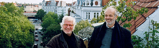 Die Filmemacher Detlef Gumm und Hans-Georg Ullrich